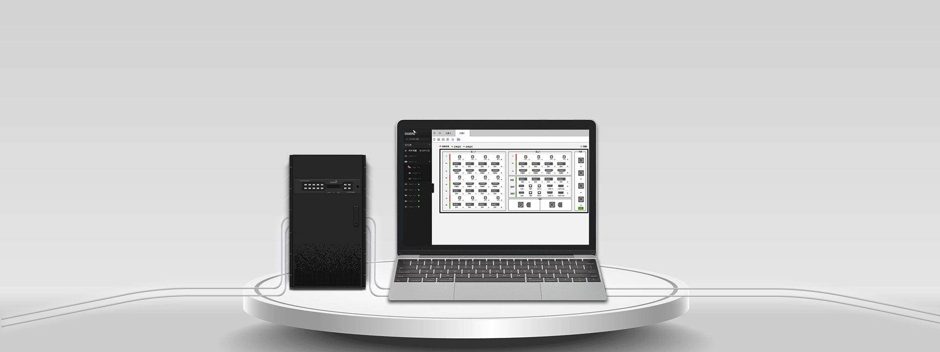Status Monitoring Live Status Monitoring of video wall controller