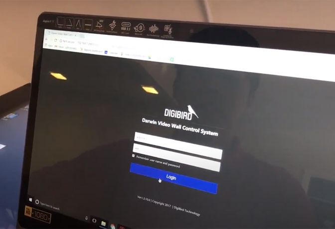 DigiBird Video Wall Controller: DB-VWC2 and software demo